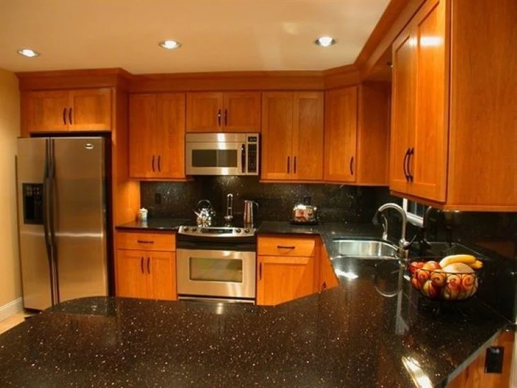 Black Galaxy Granite For Kitchen countertoop table