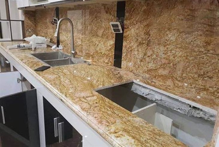 Imperial Gold Granite kitchen countertop