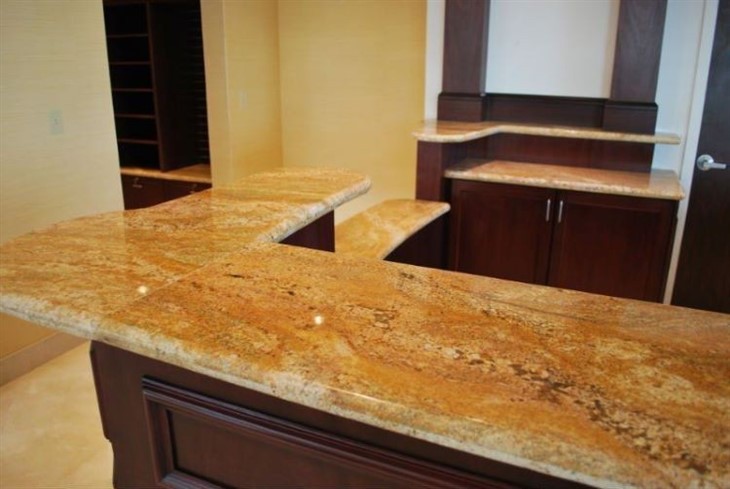 Imperial Gold Granite countertop decor
