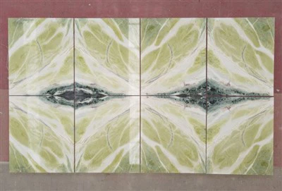 Порцеланова плочка от зелен мрамор